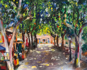 Sous les platanes de Villecroze