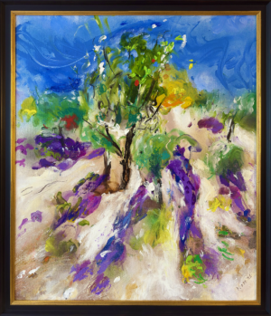 Little tree with lavender